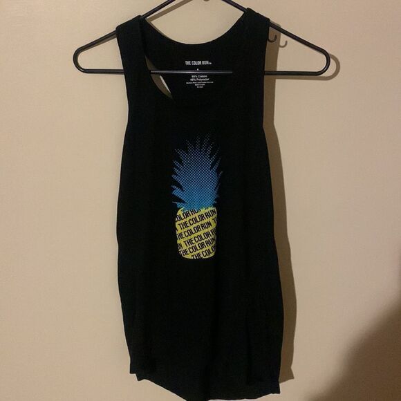 The color run pineapple tank top - Picture 3 of 6